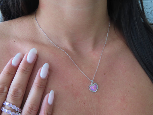 'BARBIE HEART NECKLACE'