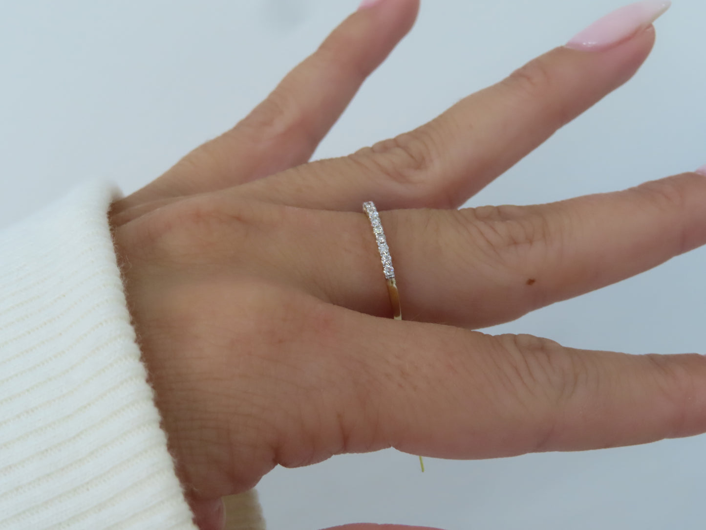 '14K GOLD & DIAMOND BABY RING'