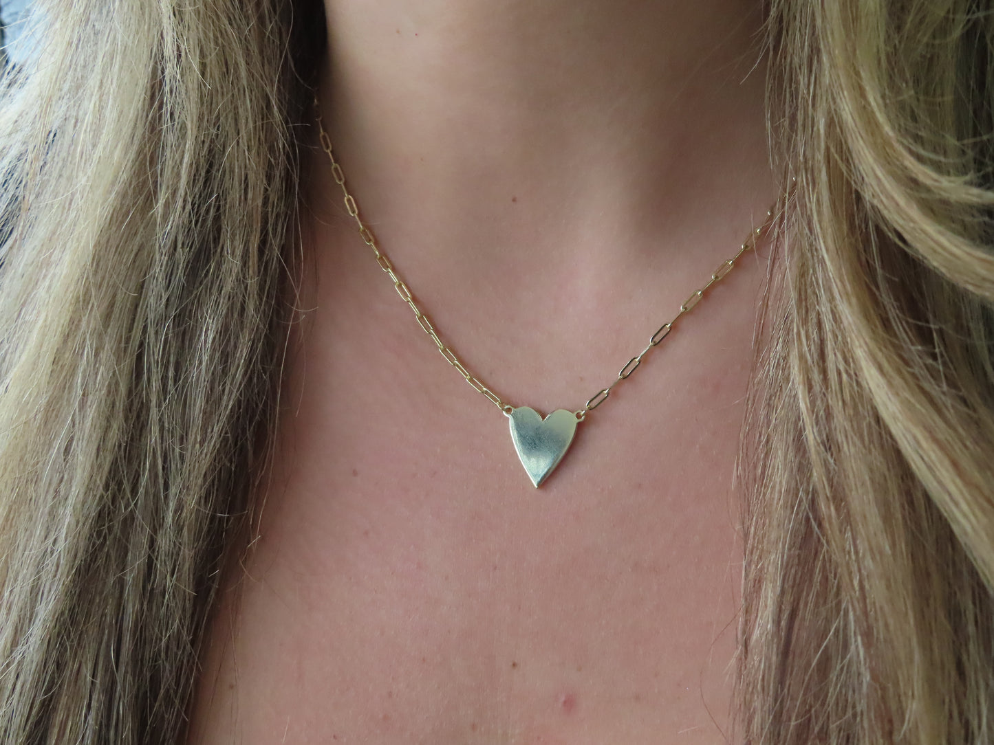 'ENGRAVABLE HEART NECKLACE'