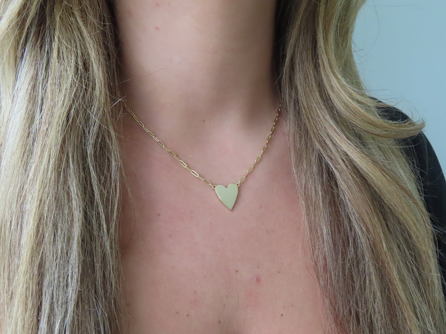 'ENGRAVABLE HEART NECKLACE'