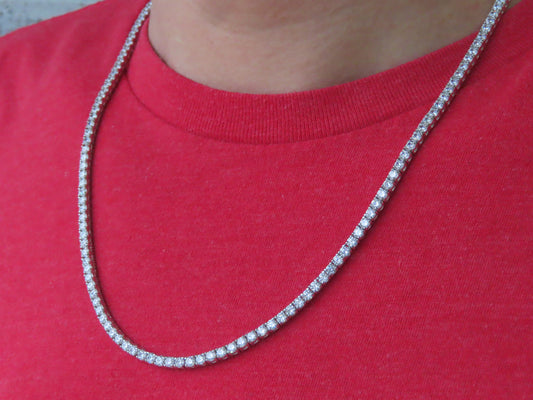 'MENS TENNIS NECKLACE'