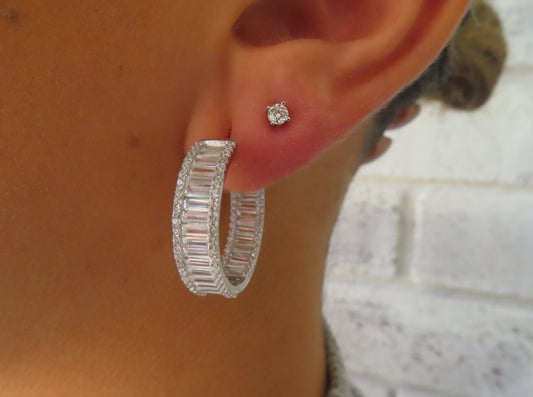 'BIG BAGUETTE HOOPS'