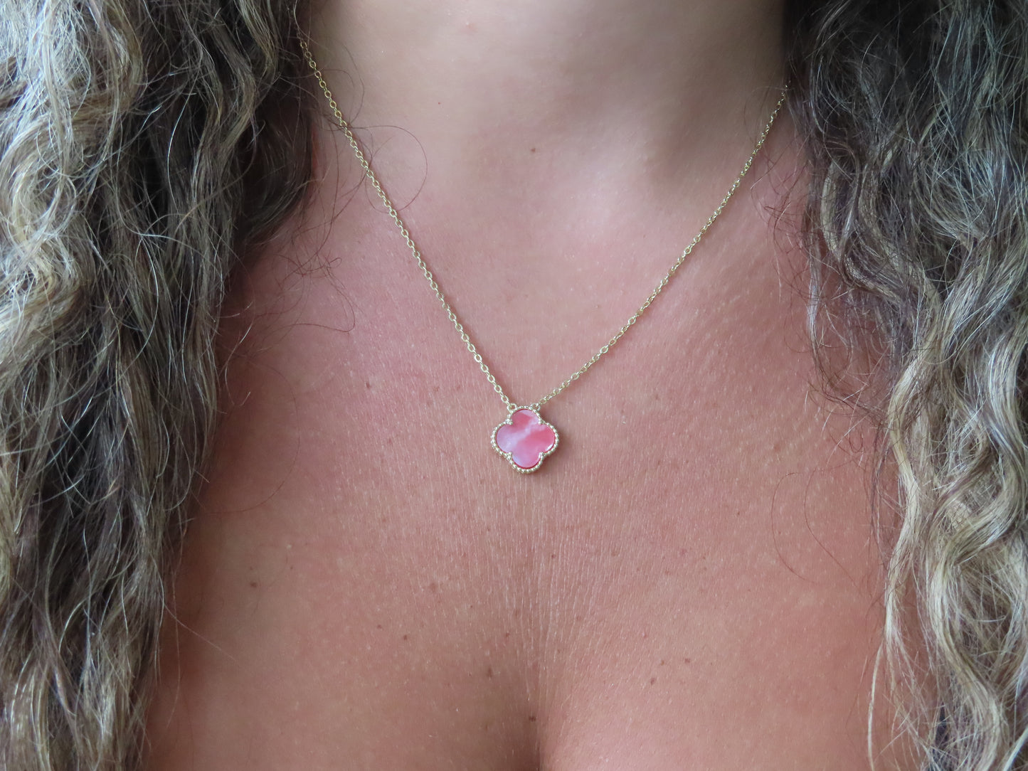 'LUCKY PINK NECKLACE'