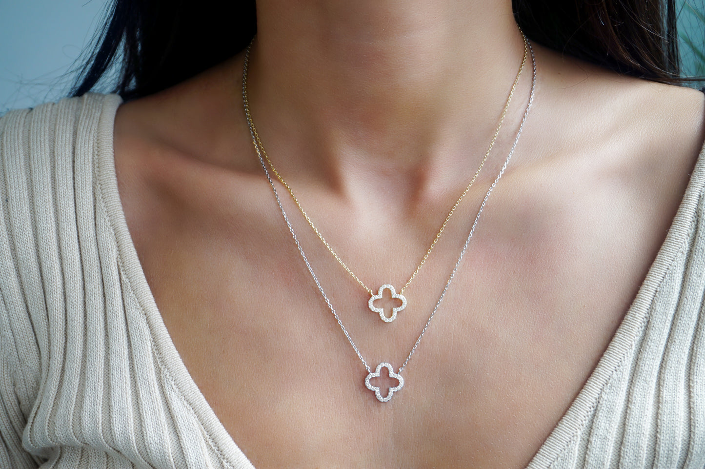 ‘CLOVER’ NECKLACE