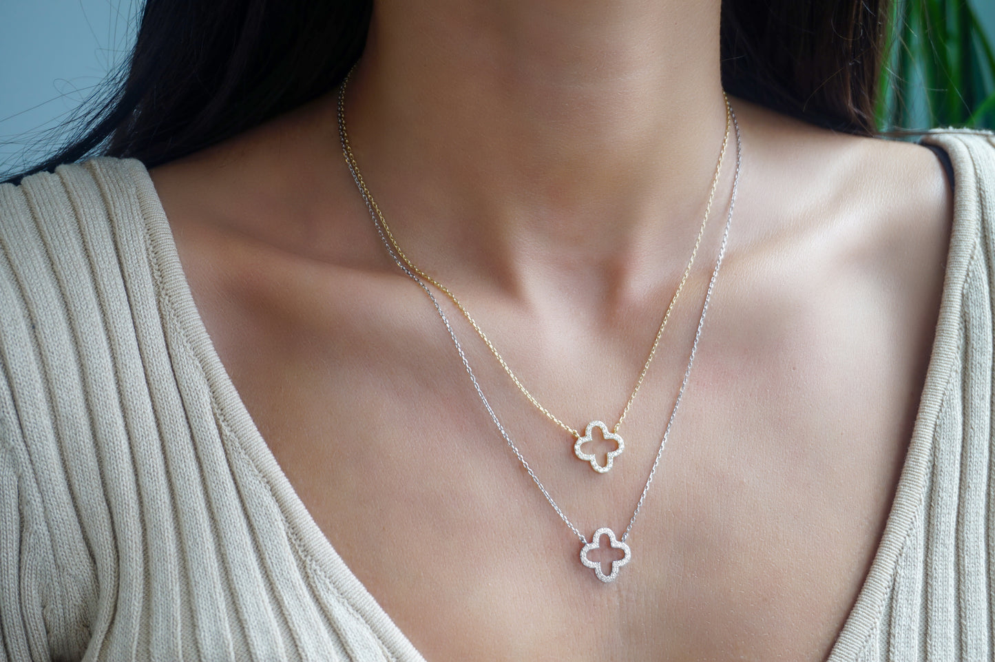 ‘CLOVER’ NECKLACE