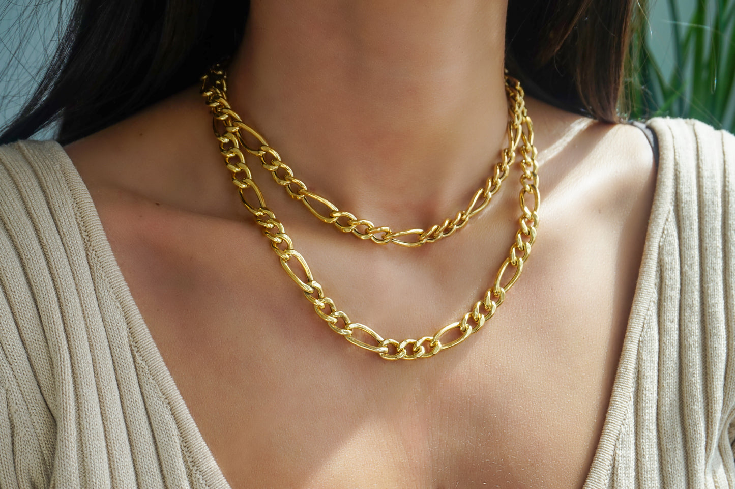 'LARGE FIGARO CHOKER NECKLACE'