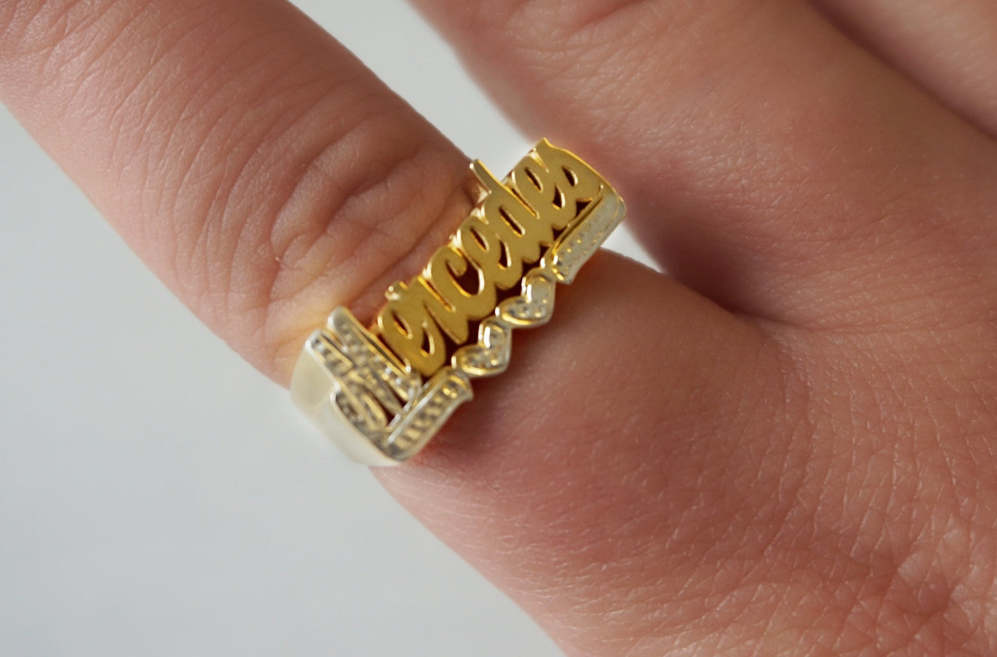 'VINTAGE NAME RING'