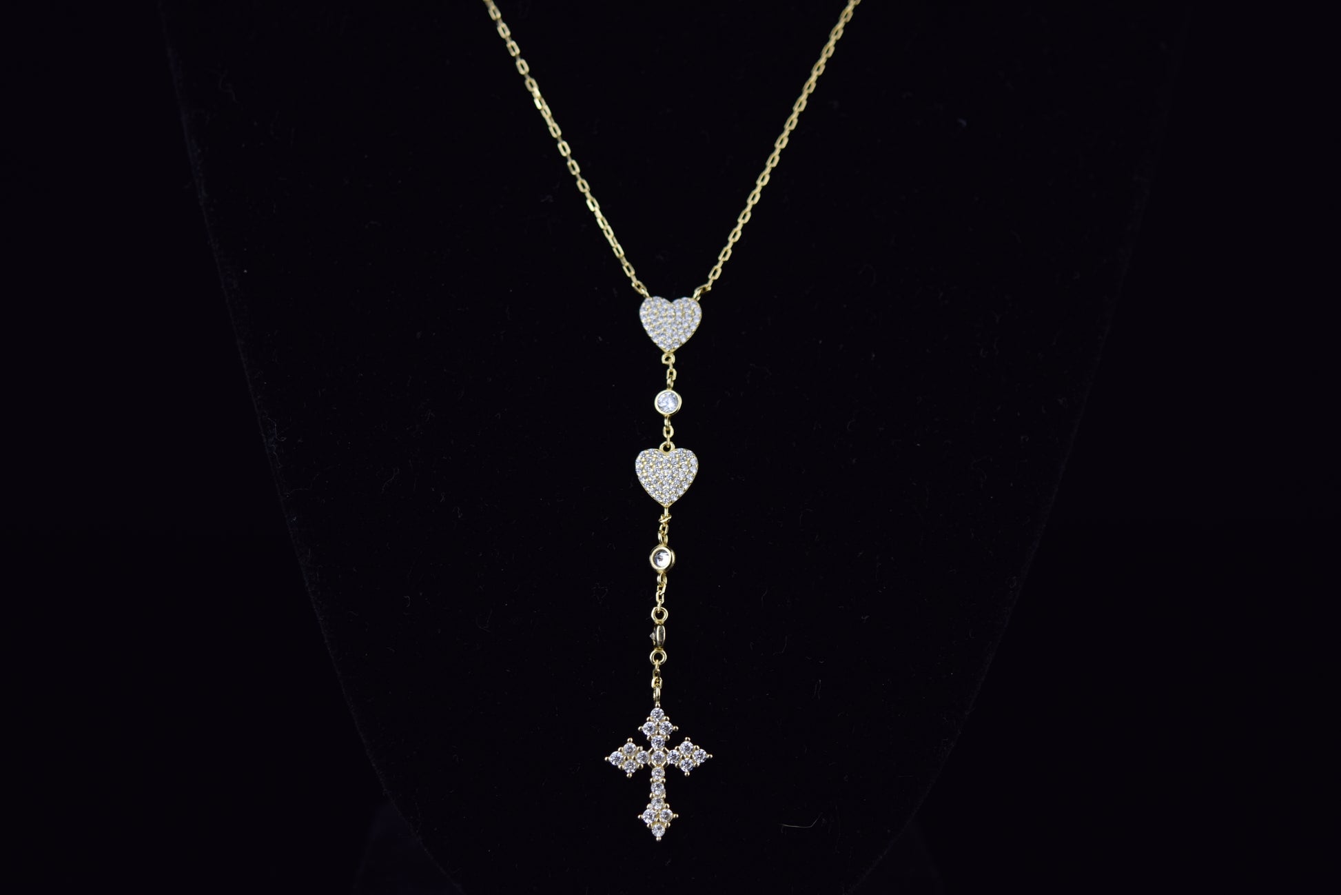 'CROSS MY HEART' NECKLACE - SHOP PAIGE