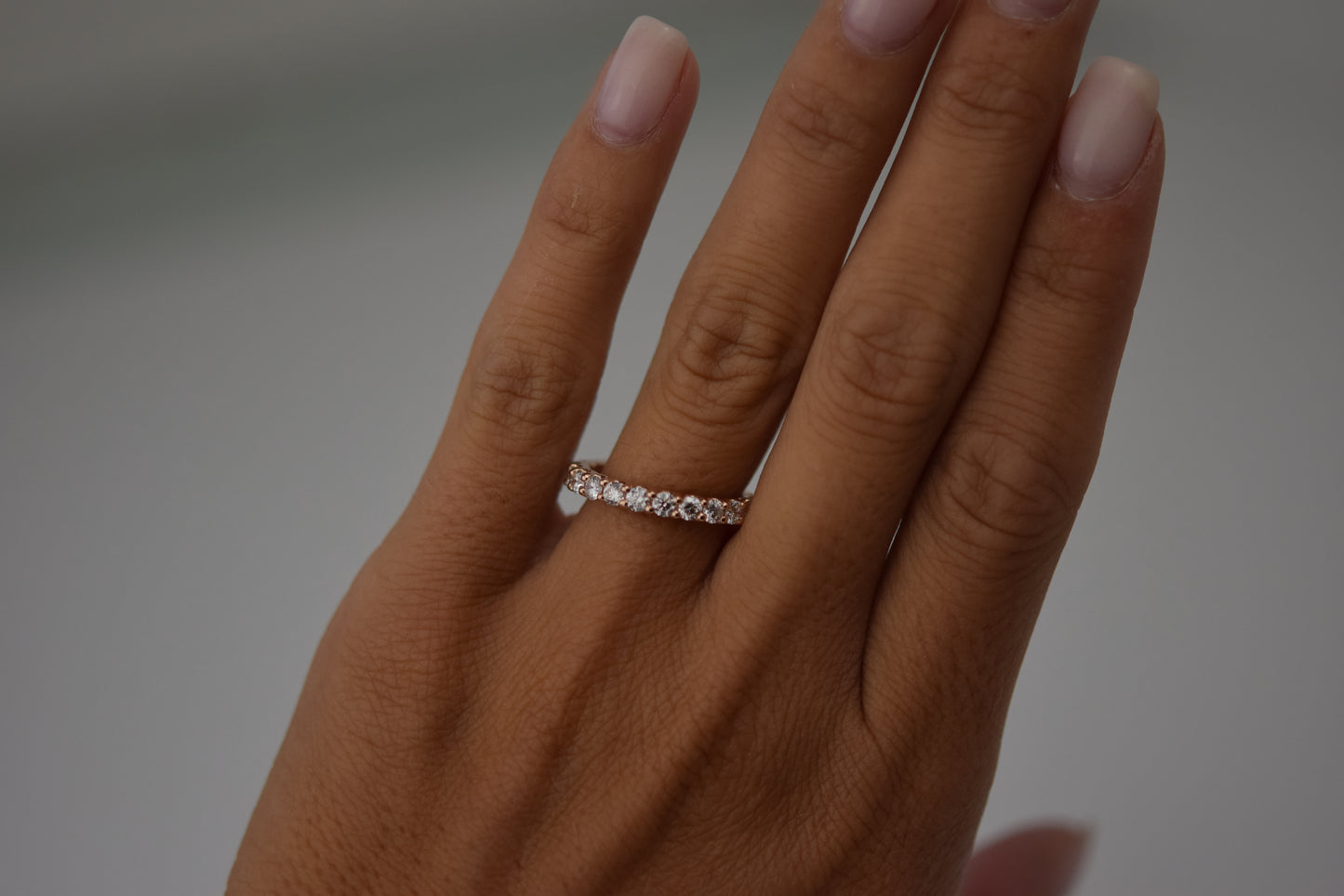 '14K GOLD ETERNITY BAND'