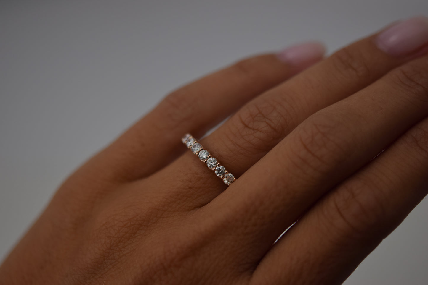 '14K GOLD ETERNITY BAND'