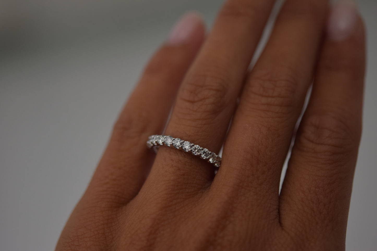 '14K GOLD ETERNITY BAND'