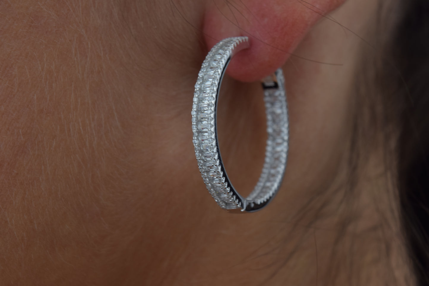 'BABY BAGUETTE HOOPS' - SHOP PAIGE