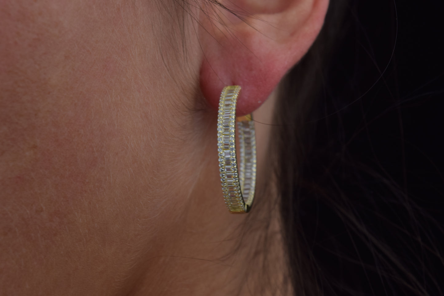 'BABY BAGUETTE HOOPS' - SHOP PAIGE