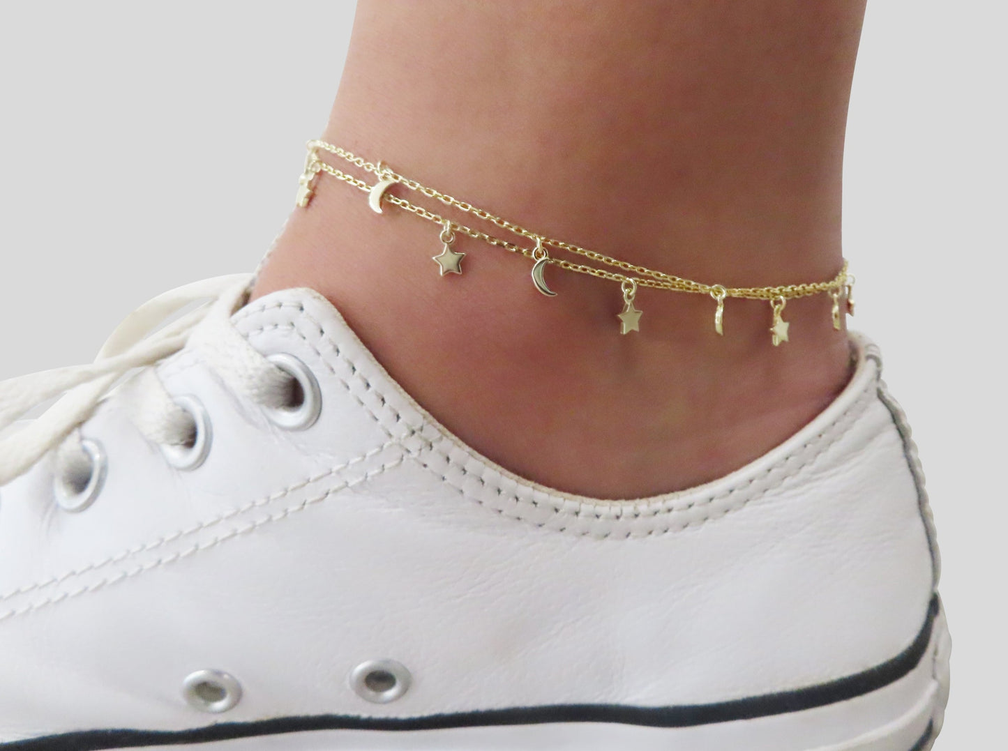 'STARS & MOON ANKLET'