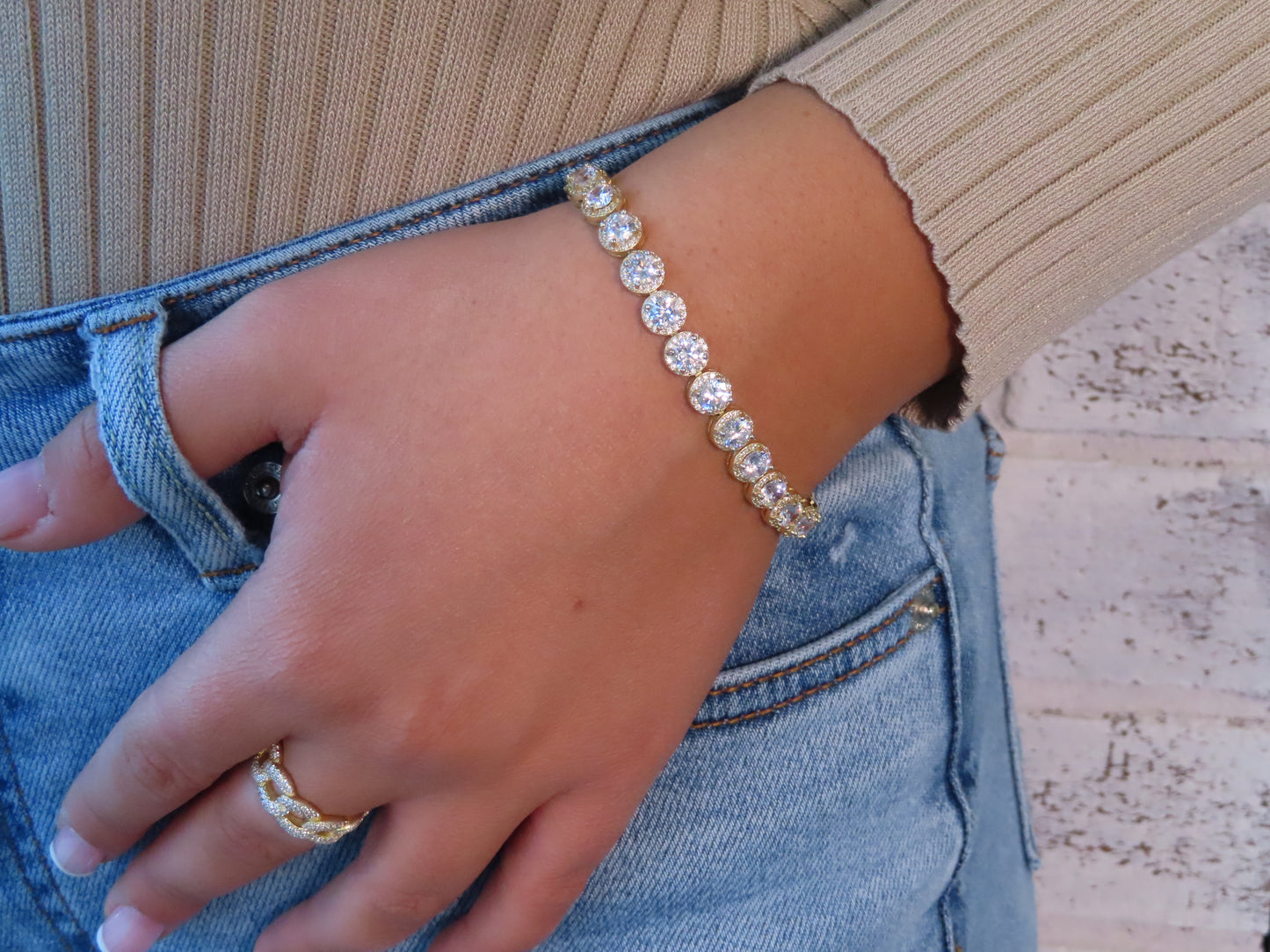 'ALLURE’ TENNIS BRACELET