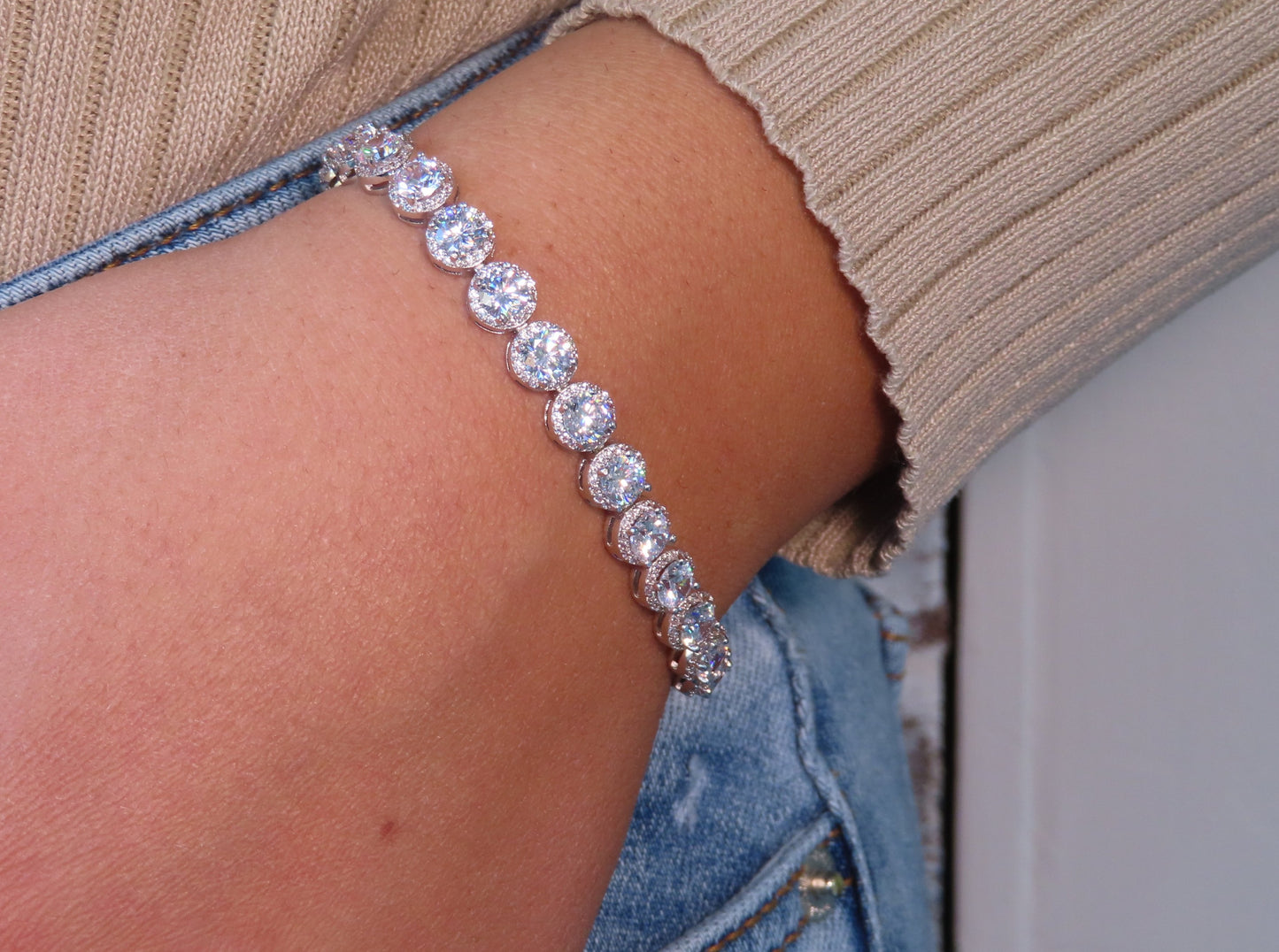 'ALLURE’ TENNIS BRACELET