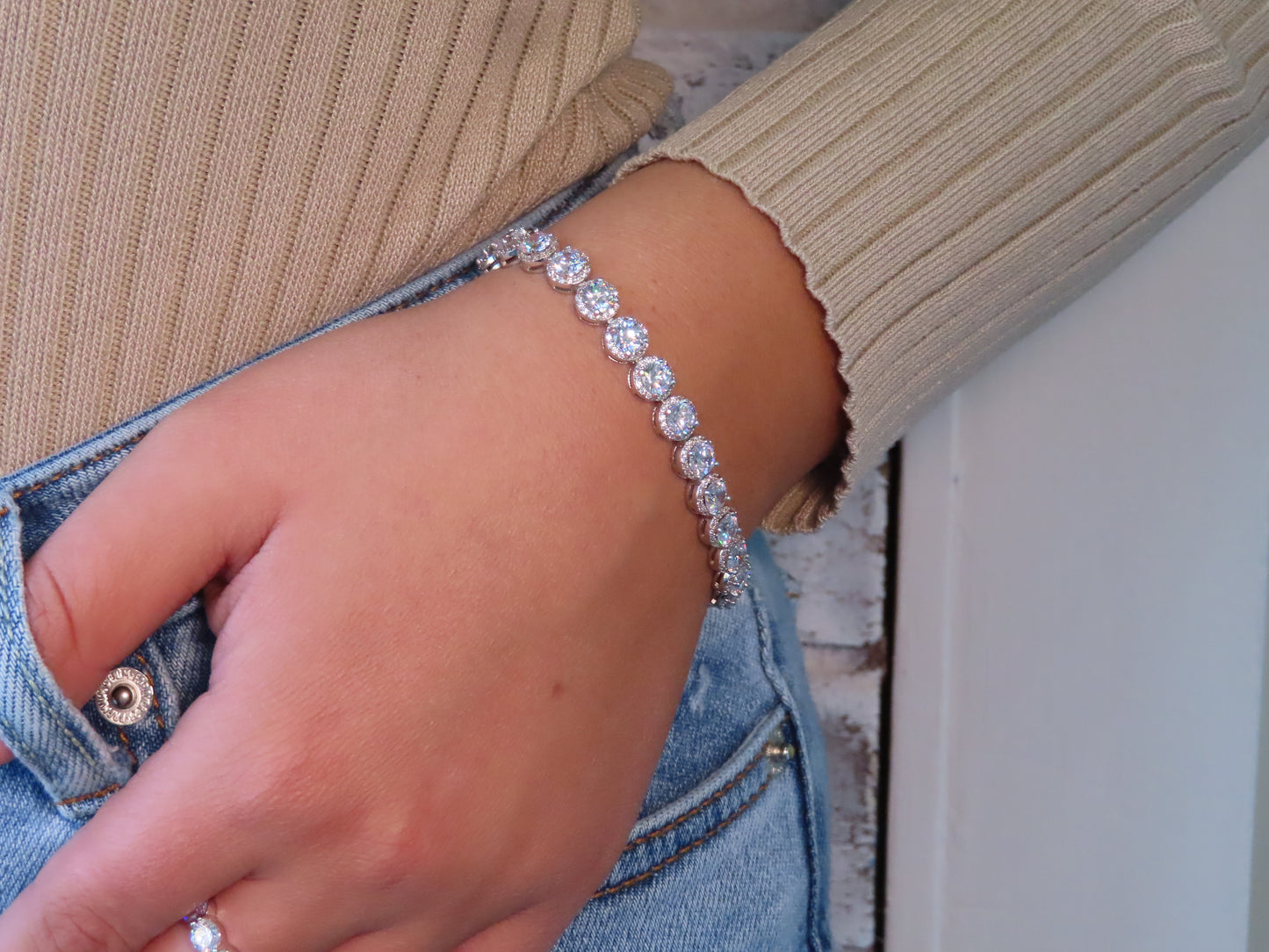 'ALLURE’ TENNIS BRACELET