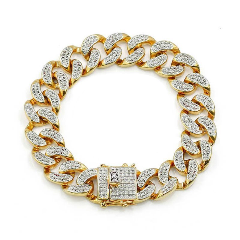 'ICED CUBAN BRACELET' - SHOP PAIGE