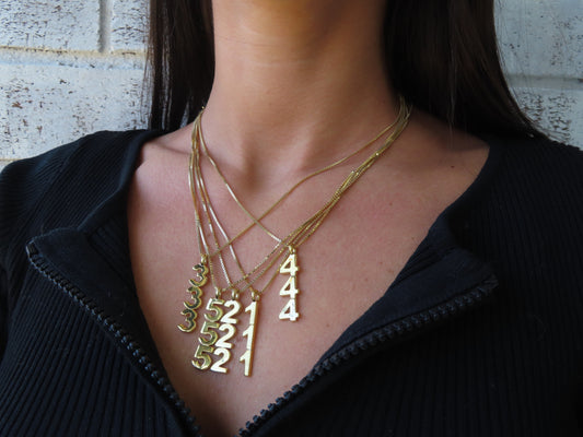 'ANGEL NUMBER II NECKLACE'