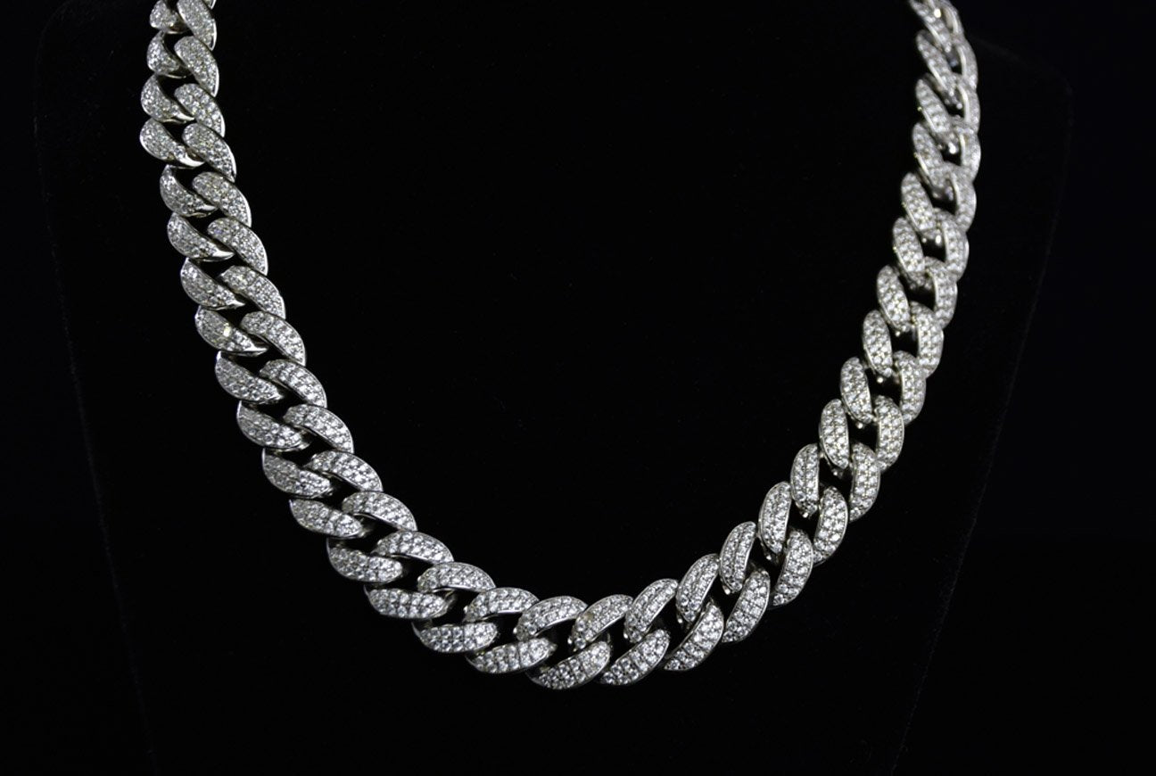 ‘ICED CUBAN NECKLACE' - SHOP PAIGE