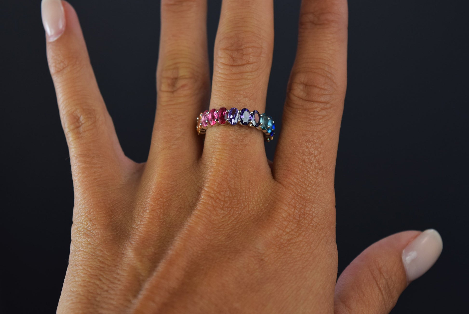 'RAINBOW OVAL' RING - SHOP PAIGE