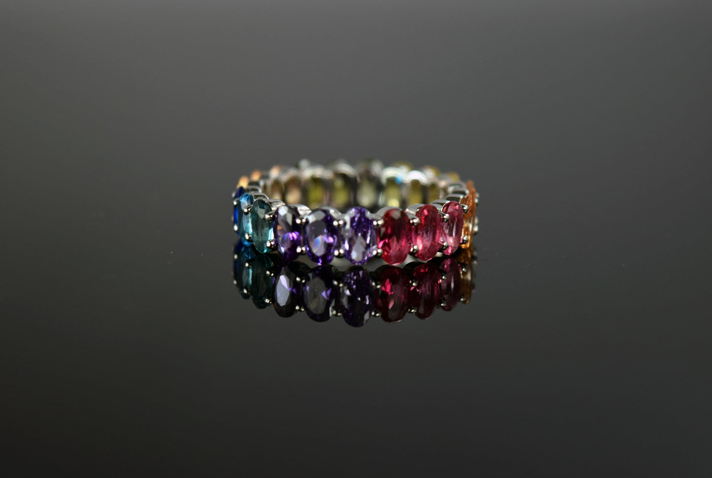 'RAINBOW OVAL' RING - SHOP PAIGE