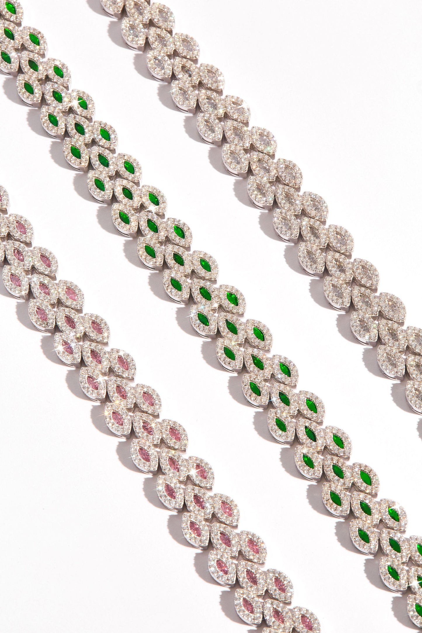 'MARQUISE TRIPLE ROW TENNIS BRACELET'