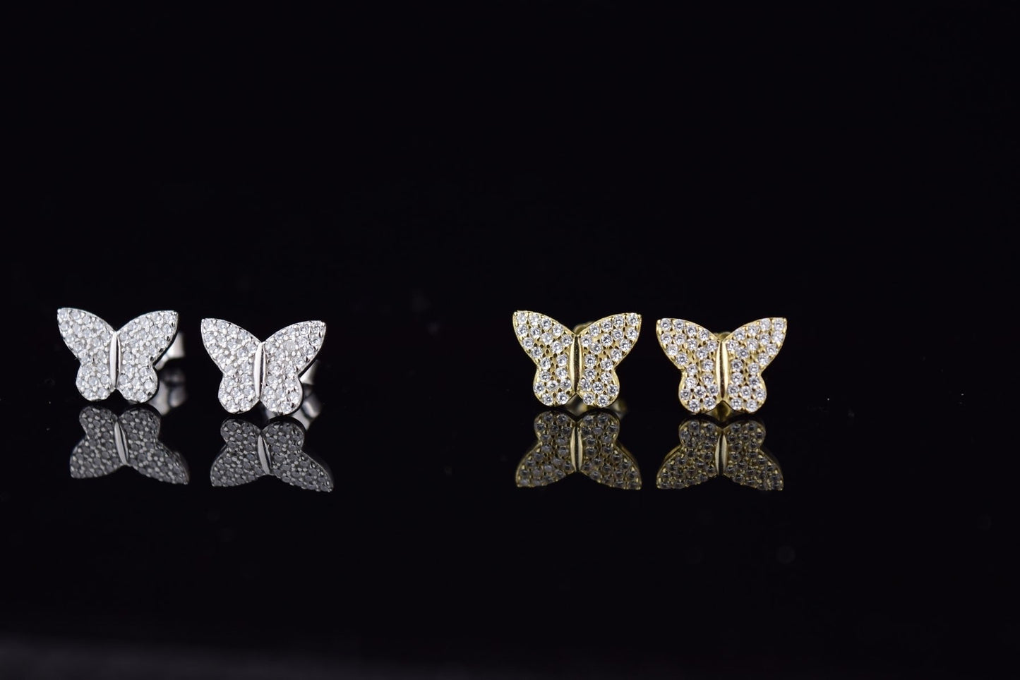 ‘BUTTERFLY CRYSTAL STUDS' - SHOP PAIGE